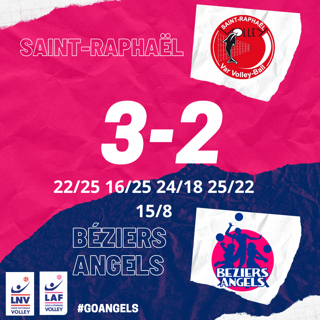 Béziers Angels Résultat J26 LAF