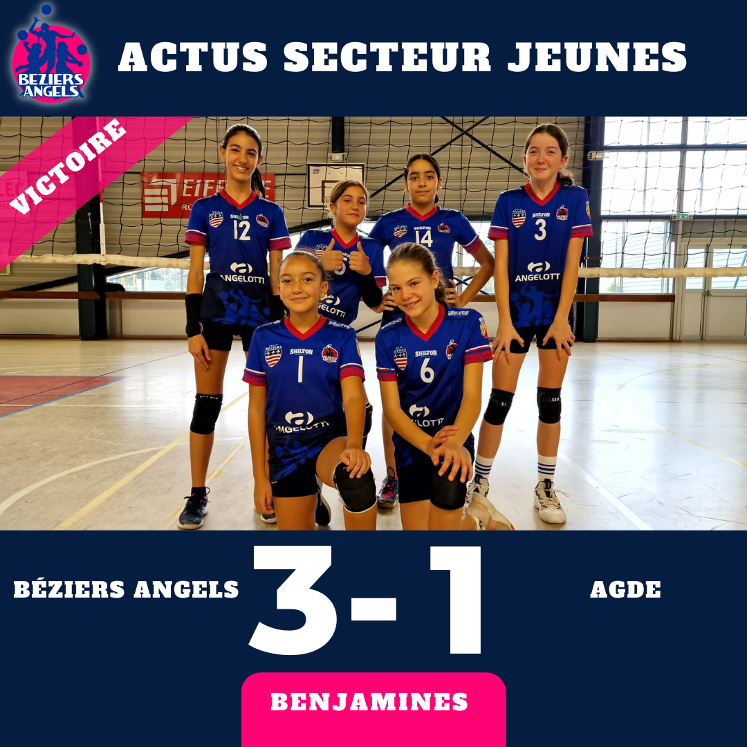 Béziers Angels ACTU SECTEUR JEUNES WEEKEND 26/27 NOVEMBRE