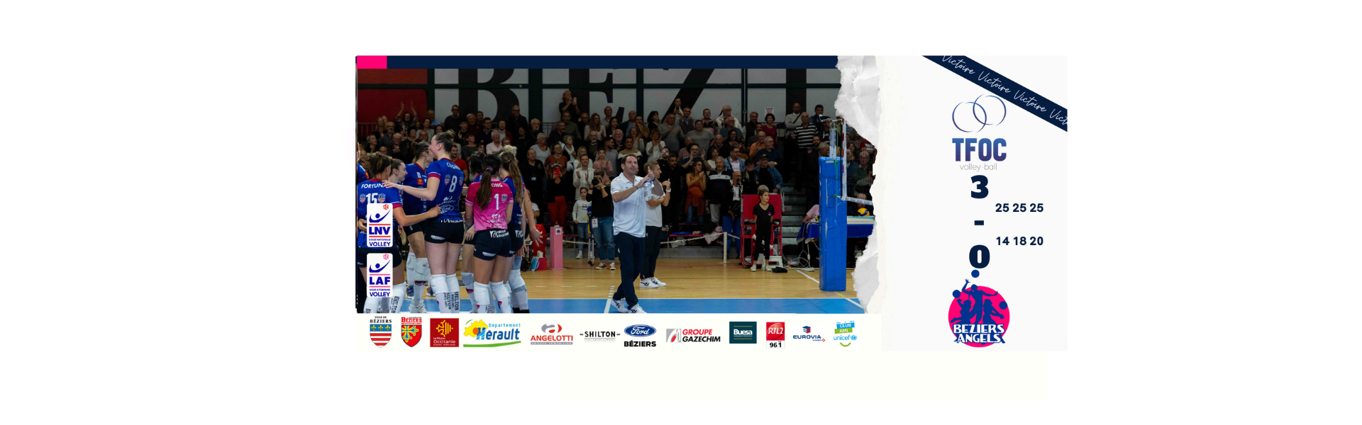 Béziers Angels TERVILLEFLORANGE 3 0 BÉZIERS ANGELS